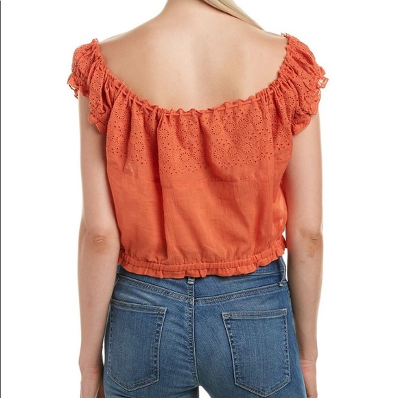 NWT Free People Eyelet you a lot top - Picture 2 of 6